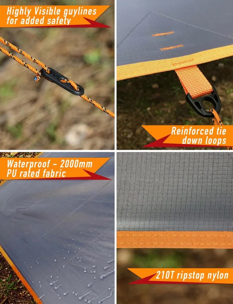 Jacob's Well Ultralight Camping Tarp