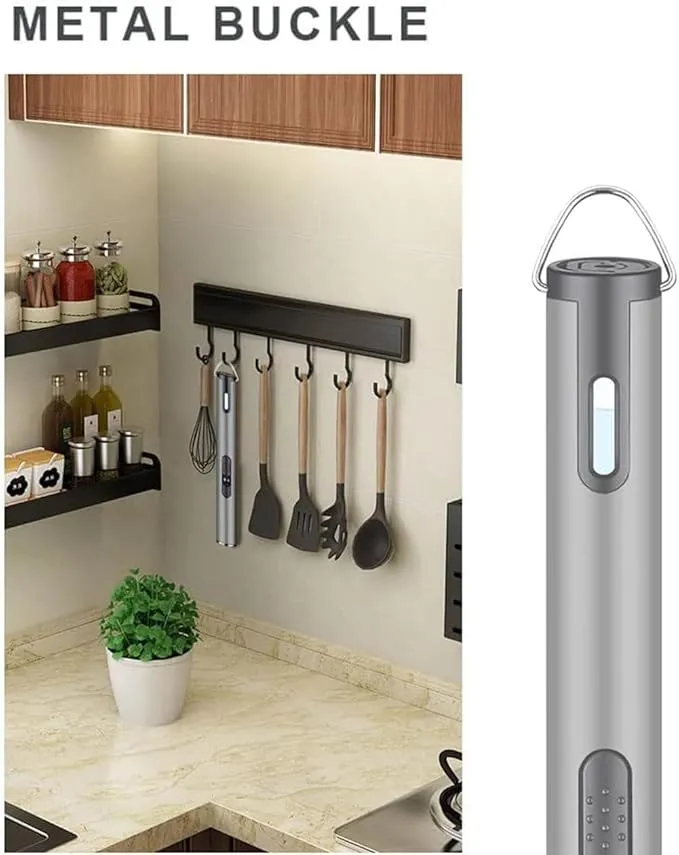 Jet Torch Lighter, Refillable Butane Lighter with Visible Window, Windproof Candle Lighter for BBQ, Camping, Stove, Kitchen Cooker, Hobs, Men Gifts (Gas Not Included) (Silver)
