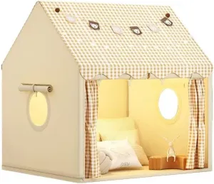 Kids Play Tent Children's Play Tent Indoor Boy Girl Princess Toy Small House Outdoor Toddler Playhouse Castle Secret Base Birthday Celebration Garden Celebration