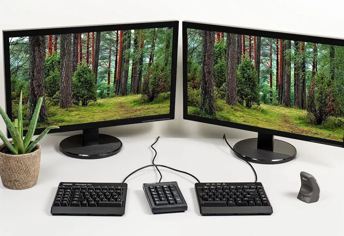 KINESIS USB Freestyle Pro Ergonomic Split Mechanical Keyboard (Cherry MX Brown Switches) - KB900-brn