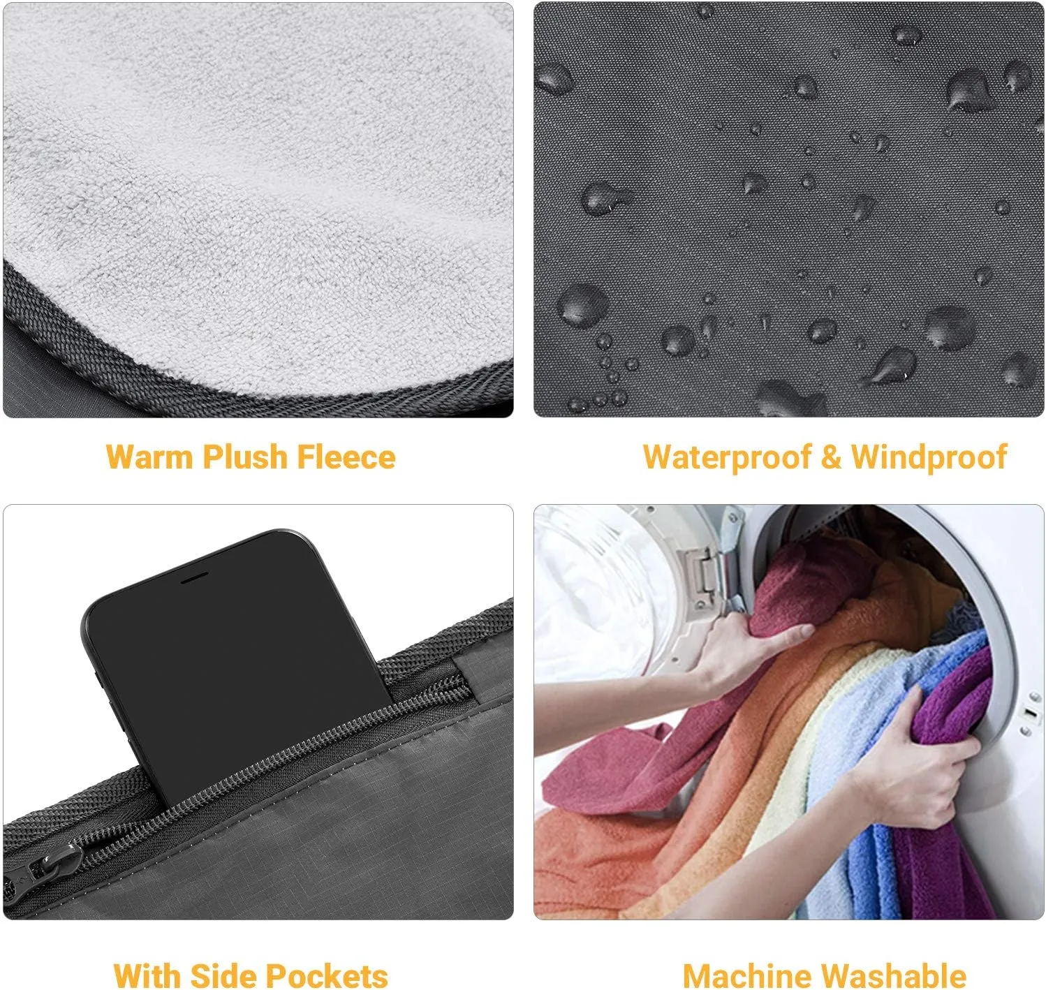 KingCamp Outdoor Picnic Blanket Waterproof Beach Mat for Camping on Grass Foldable Sandproof Beach Blanket Park Hiking Stadium Festivals Dogs 82” x 58”