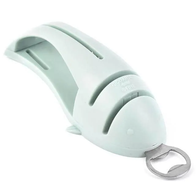 Knife Sharpener - 3-in-1 Multifunctional Tool for All Blades