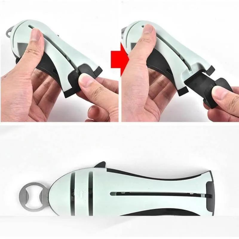 Knife Sharpener - 3-in-1 Multifunctional Tool for All Blades