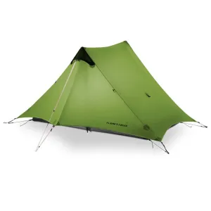 LanShan 2 FLAME'S CREED 2 Person Oudoor Ultralight Camping Tent 3 Season Professional 15D Silnylon Rodless Tent