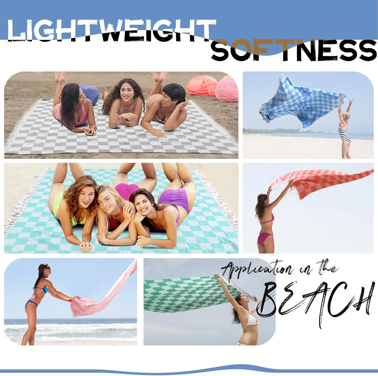 Large Picnic Blanket Outdoor Law Park Grass Patio Mat Manta Para Soft Car Travel Essentials Road Trip Summer Vacation Stuff Outside Accessories Roadtrip Camping Gear Rv Must Haves Glamping Tent Gadget