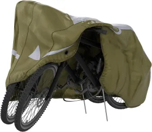 LC LICTOP 420D Bike Cover For Up to 2 Bikes Outdoor Storage Weatherproof Reflective Garden Tarp Shelters Mountain Bike Electric Bike Motocycle Cover 6.8 x 2.5 x 3.7 FT Green