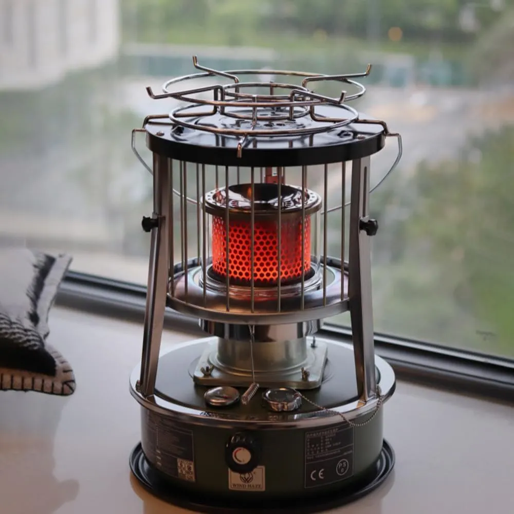 Liftable Kerosene Stove Home Outdoor Camping Barbecue Ice Fishing Kerosene Heating Stove