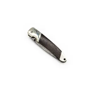 Mammoth Bone Damascus Blade Pocket Knife