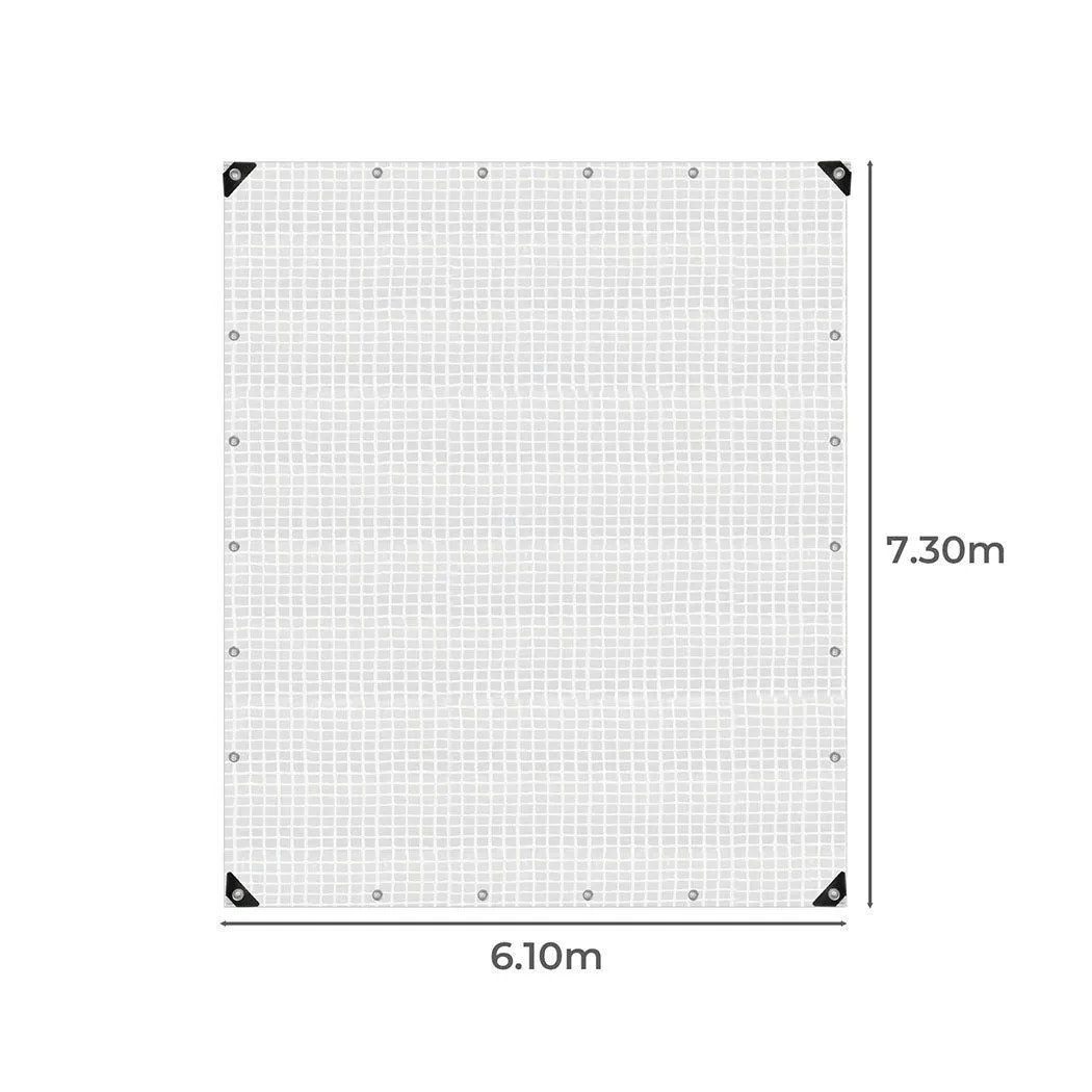 Manan Tarp Tarpaulin 200GSM Camping Heavy Duty Tent Waterproof Cover 6.1mx7.3m