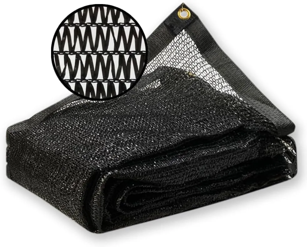 MEANCHEN 40% 10X15FT Shade Cloth for Garden, Mesh Tarp Net for Plant Vegetable Flower,Sunblock Net for Patio Cover,Outdoor Sun Shade Greenhouse Heat Protection, UV Resistant
