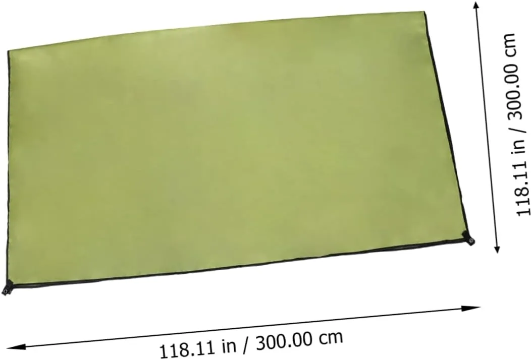 Milisten Oxford Cloth Waterproof Mat Tent Ground Cover Multi-Purpose Outdoor Blanket Car Sunshade Uv Protection