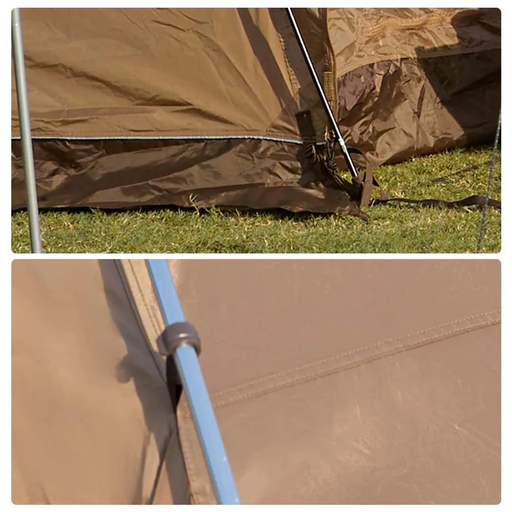 MOBI GARDEN Camping Tunnel Tent – Windproof & Rainproof 4-Season Shelter