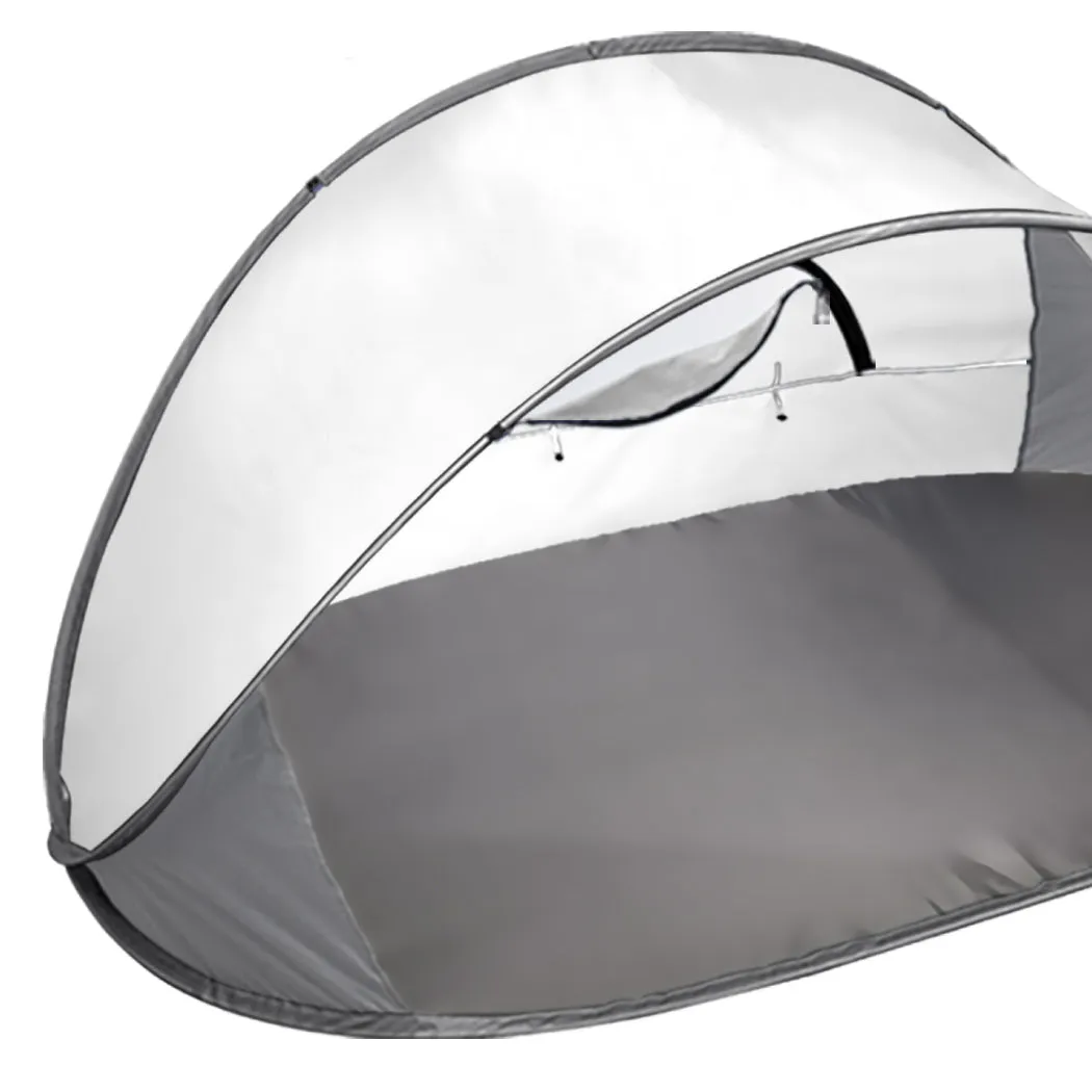 Mountview Pop Up Tent Camping Beach Grey