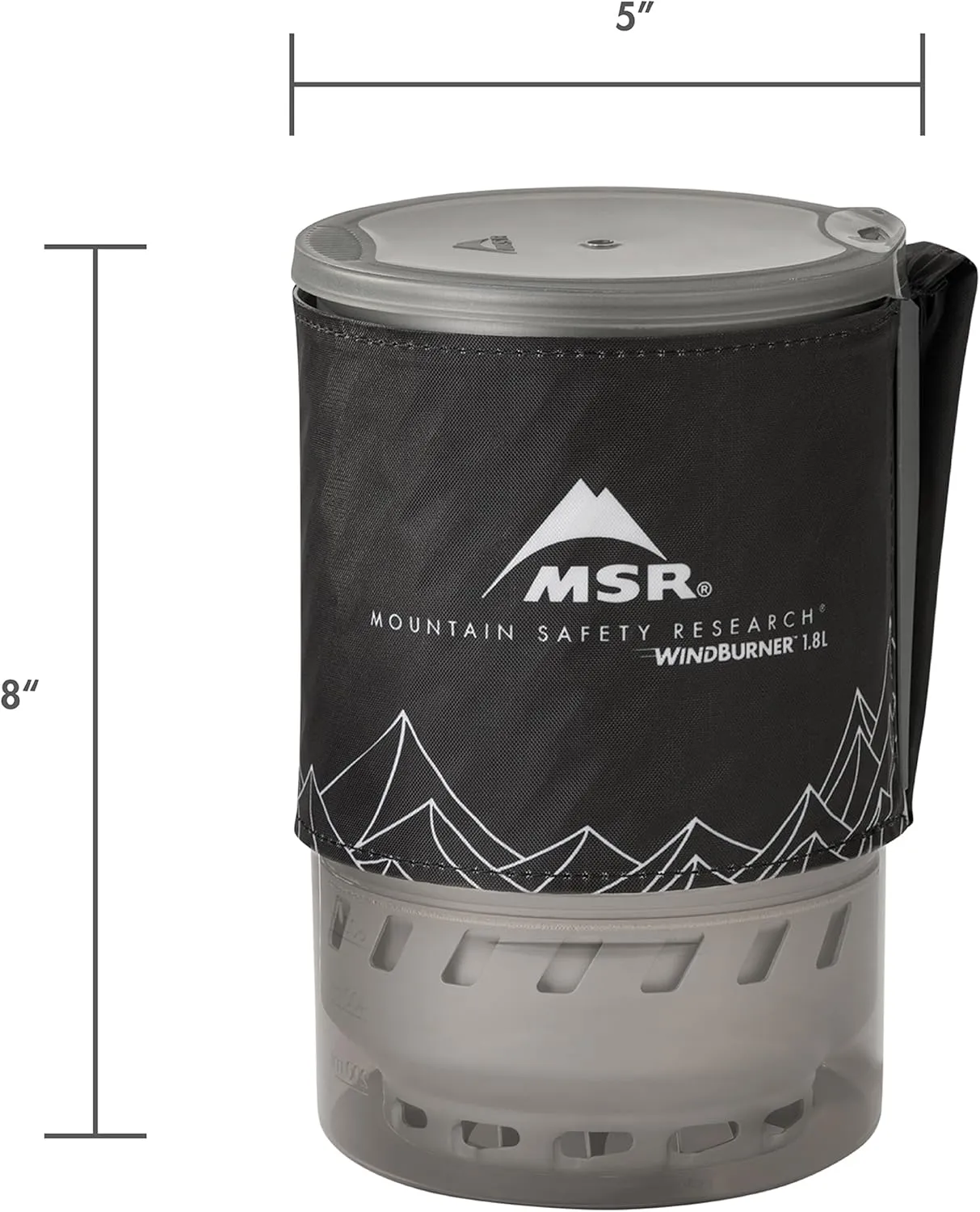 MSR WindBurner Duo Windproof Camping and Backpacking Stove System