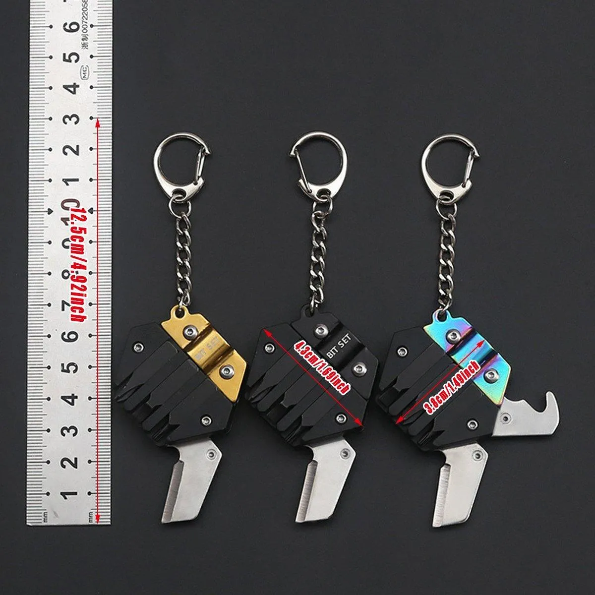 Multifunctional Hexagon Pocket Knife Outdoor Mini Tool Survival EDC Gear Kit