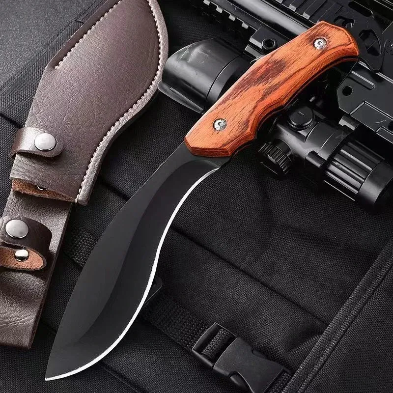 Multifunctional Outdoor Straight Knife, High Hardness