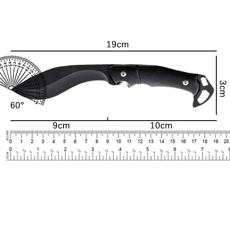 Multifunctional Outdoor Straight Knife, High Hardness