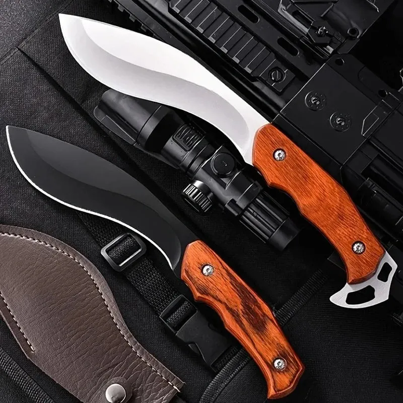 Multifunctional Outdoor Straight Knife, High Hardness