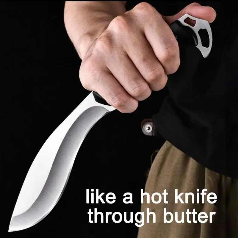 Multifunctional Outdoor Straight Knife, High Hardness