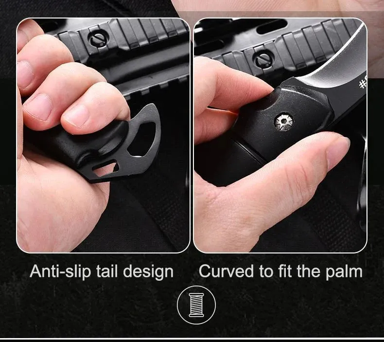 Multifunctional Outdoor Straight Knife, High Hardness