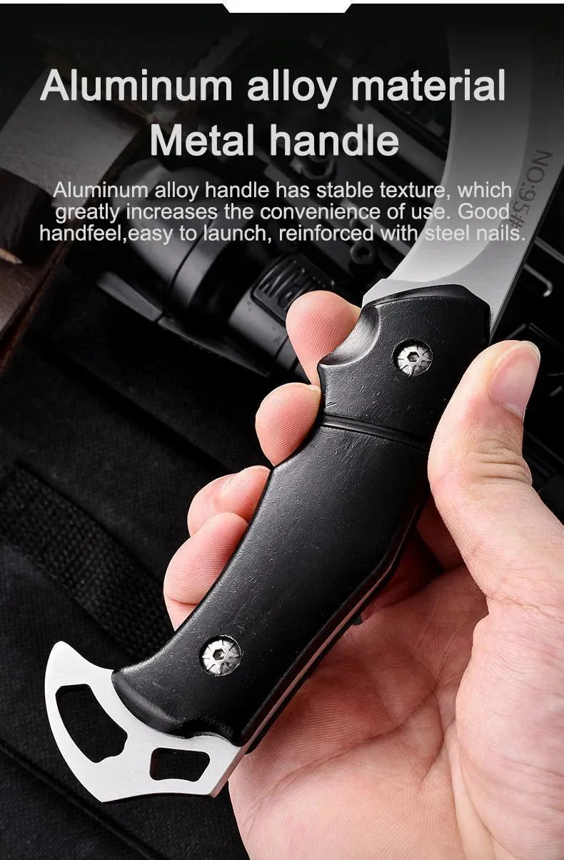 Multifunctional Outdoor Straight Knife, High Hardness