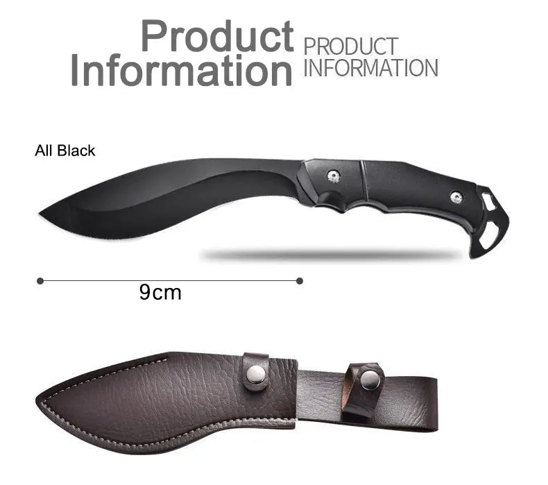 Multifunctional Outdoor Straight Knife, High Hardness