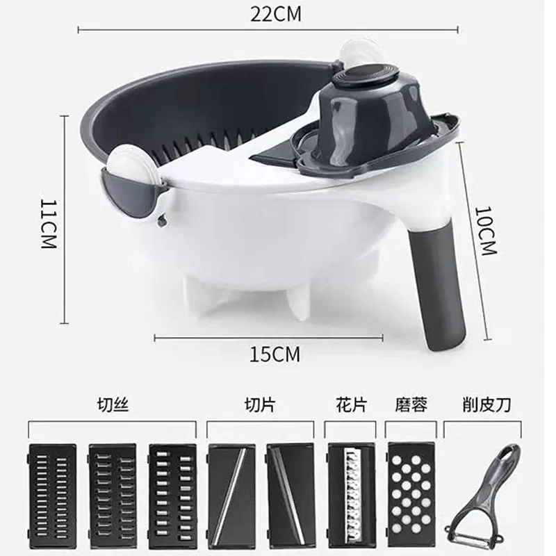 Multifunctional Rotate Vegetable Cutter