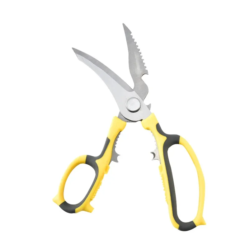 Multifunctional Stainless Steel Fish Filleting Knife Sharp Butcher Knife Scissor Fruit Slicing Knife Meat Cleaver Chef Knife