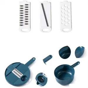Multifunctional Vegetable Cutter – 12-in-1 Chopper and Shredder for Efficient Meal Prep