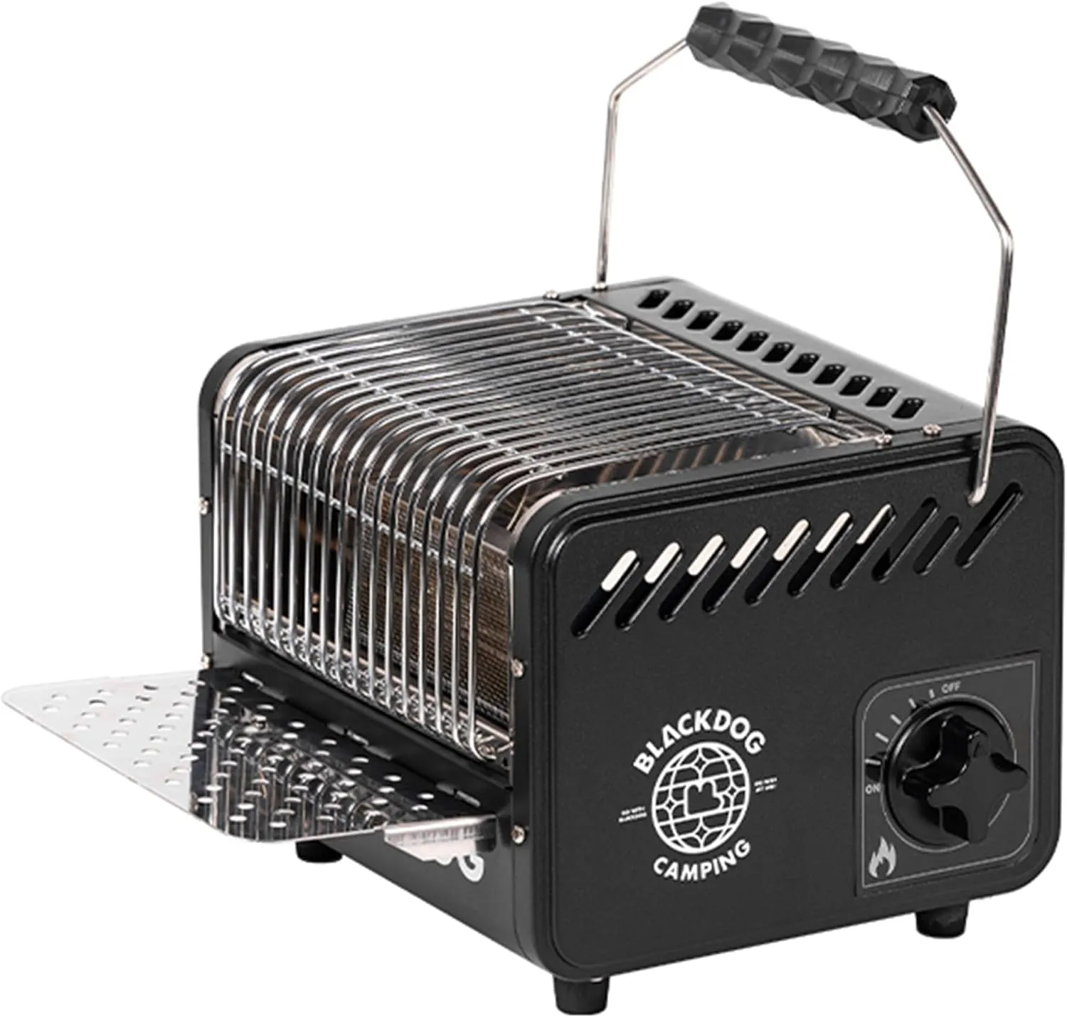 Naturehike Blackdog 3 in 1 Portable Heater & Stove, 47oz Outdoor Camping Gas Stove with Shelf for Storage, Adjustable Temperature Camping Heaters for Indoor and Outdoor Use, Tent, Fishing Trekking