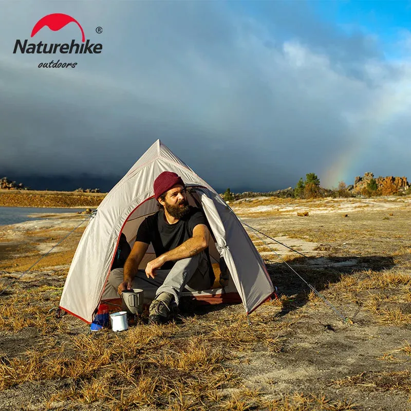 Naturehike Cloud Up Ultralight Camping Tent - 1, 2, or 3 Person Waterproof Tent
