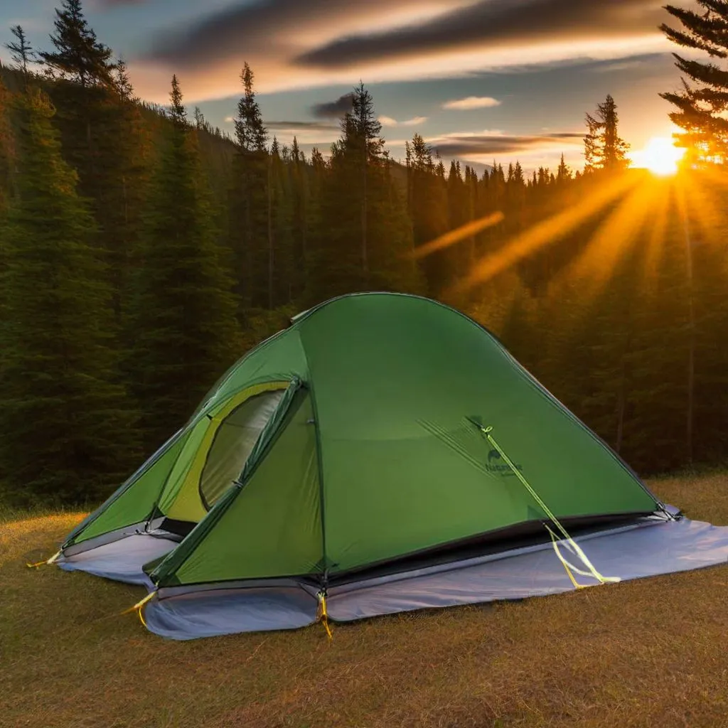 Naturehike Cloud Up Ultralight Camping Tent - 1, 2, or 3 Person Waterproof Tent