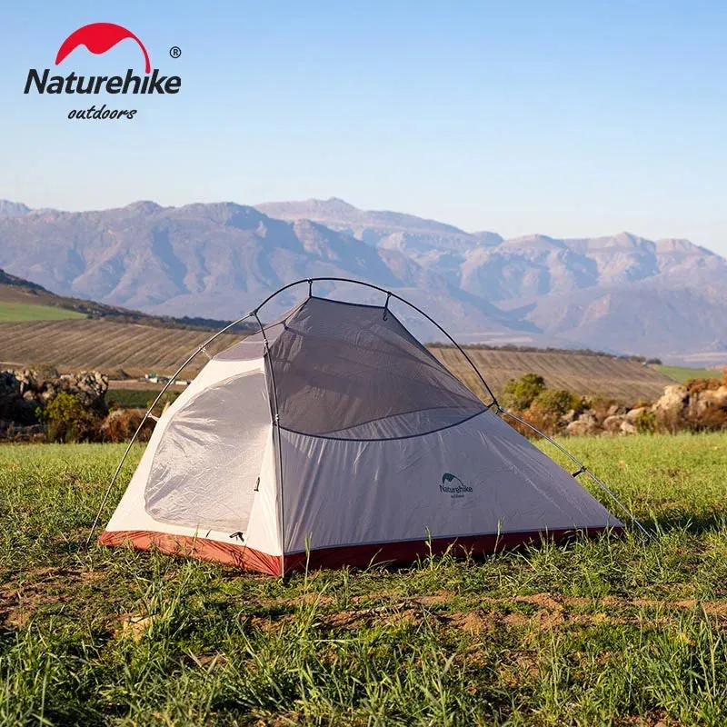 Naturehike Cloud Up Ultralight Camping Tent - 1, 2, or 3 Person Waterproof Tent
