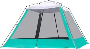 NIEH 5-8 Person Camping Tent Pop Up Tent with Zipped Double Door and Carrying Bag Instant Family Tent for Outdoor Camping, Fishing, BBQ