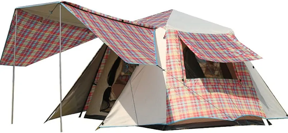 NIEH Tent Windproof Waterproof Camping Tent Double Layer Ultralight Camping Tent 4 Season Outdoor Windproof Rainproof Couple Tent,2 Colors Outdoor Camping Supplies Easy Large Capacity