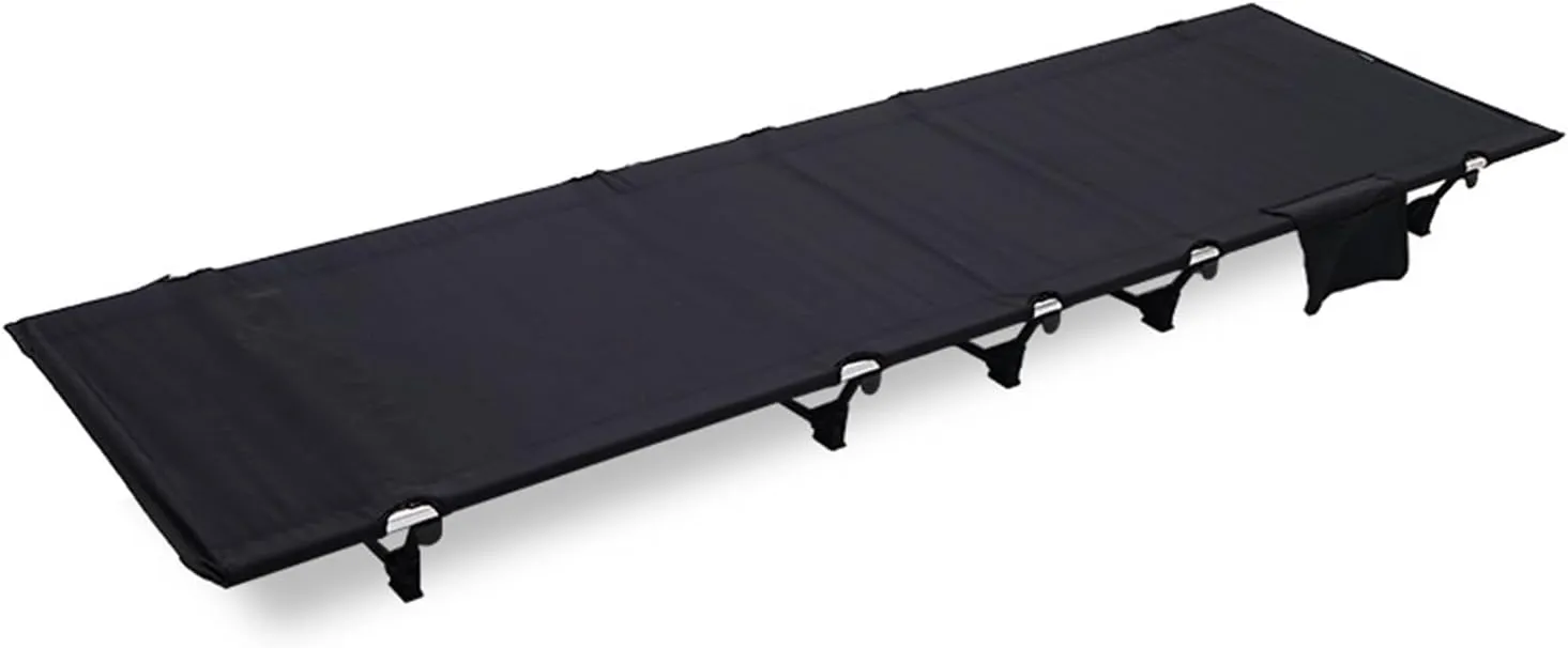 NUEAYMS Outdoor Travel Folding Bed Camping Cot Portable Folding Bed Light Weight Tent Bed for Beach Travel Tent Sleep
