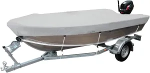Oceansouth Fishing Boat Cover ((14'9"-15'5")) Boat Cover Accessories Trailer attachments Waterproof Covers Bote aluminio para pescar Jon luminum Foot tarp ft Motor Fish Storage alumacraft Aluminum