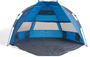 OMNICORE DESIGNS InstaShade XL 4 Person Pop Up Easy Set UP Beach Tent - Green