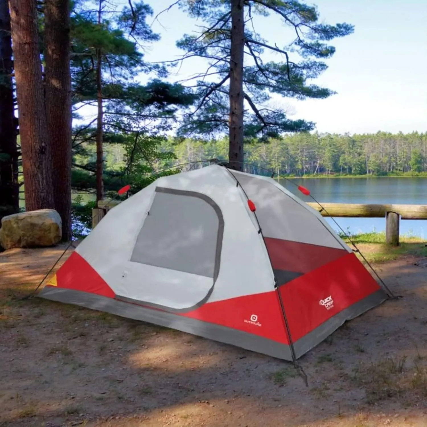Outbound Instant Pop up Tent for Camping with Carry Bag and Rainfly | Water Resistant | 3 Season | Dome & Cabin Tents, 5, 6, 8, and 10-Person