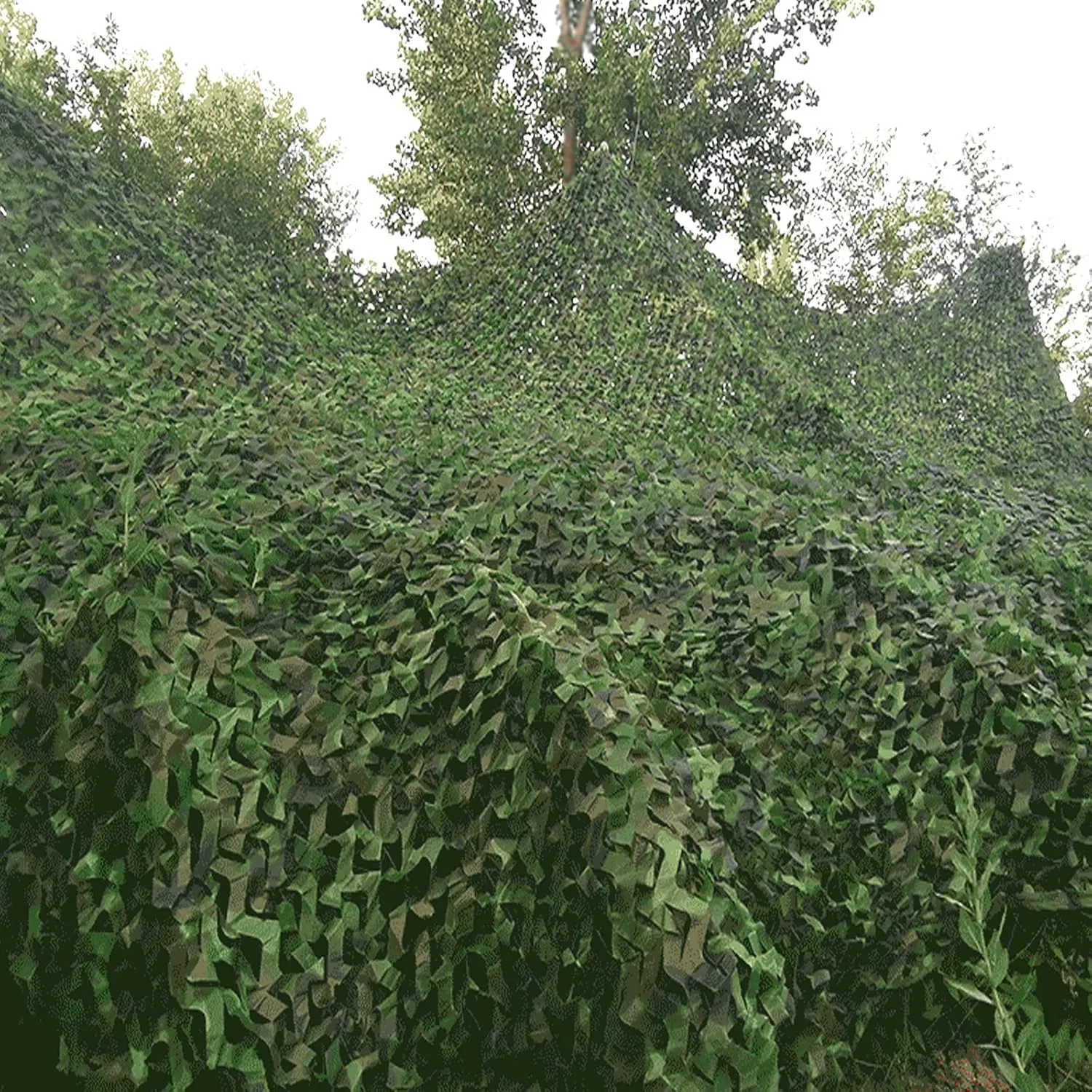 Outdoor Encryption Camo Netting,Woodland Camouflage Netting,Custom Army Blinds Nets,Camouflage Tarp,Military Nets,for Camping,Decoration,Sunshade,Theme Party,with Mesh Backing
