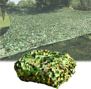 Outdoor Encryption Camo Netting,Woodland Camouflage Netting,Custom Army Blinds Nets,Camouflage Tarp,Military Nets,for Camping,Decoration,Sunshade,Theme Party,with Mesh Backing