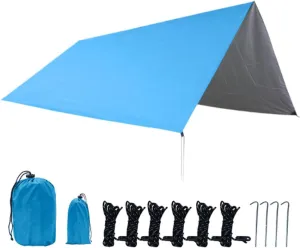 Outdoor Hammock Canopy for Camping and Travel, Blue