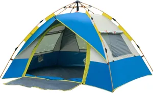 Outdoor Pop Up Tent Water-resistant Portable Instant Automatic Camping Tent for 2-3/3-4 Person Family Tent Camping Hiking Backpacking,automatic camping tent
