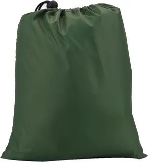 Outdoor Portable Lightweight Waterproof Rain Tarp Fly Tent Shelter, 210t Silver Coating Fabric, UV Protection, Moisture Proof Mat, Easy Setup with Pegs and Ropes, Ideal for (Green)