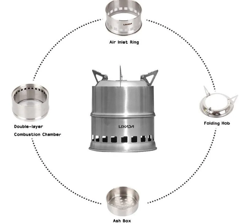 Outdoor Portable Lightweight Wood Stove