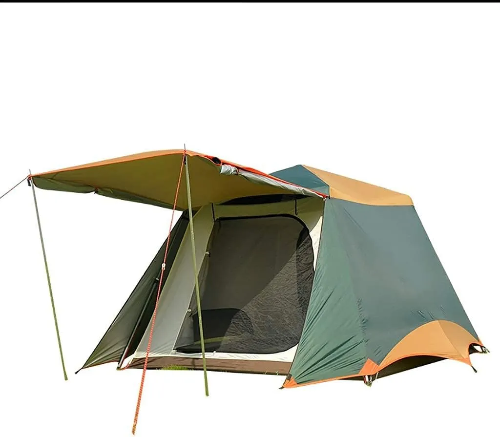 Outdoor Privacy Tent Super Large Automatic Tent Camping Pergola Family Camping Outdoor Fishing Leisure Quick-Opening Tent Sunshade and Rainproof (A A)