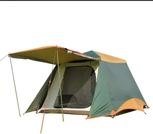 Outdoor Privacy Tent Super Large Automatic Tent Camping Pergola Family Camping Outdoor Fishing Leisure Quick-Opening Tent Sunshade and Rainproof (A A)