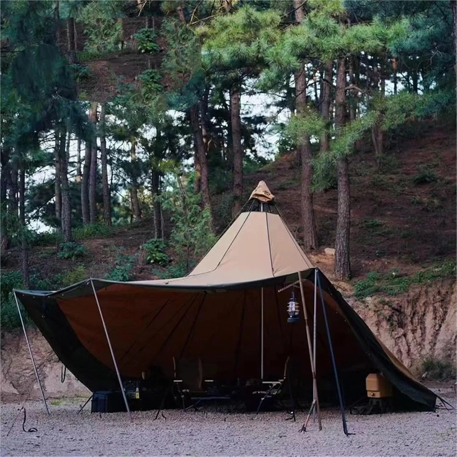 Outdoor Tent Camp Camping Thick Waterproof Windproof Canopy Tent