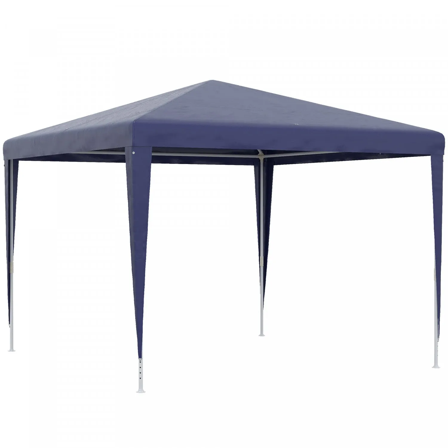 Outsunny 10x10ft Party Tent Portable Gazebo, Folding Garden Canopy Event Shelter Outdoor Sunshade Da|Outsunny 10x10pi Tente De Fete Portable Gazebo, Auvent De Jardin Pliant Abri D'evenement Parasol D'e