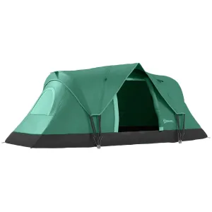 Outsunny Dome Resistant 5-6 UV Spring deal Green Camping Protection - Hiking Tent VIP-only deal Tunnel Man 3000mm Water Shelter Dark